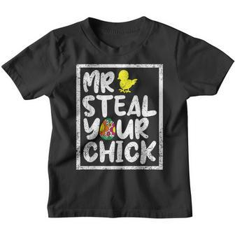 Easter Boys Toddlers Mr Steal Your Chick Funny Spring Humor Youth T-shirt | Mazezy