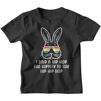 Easter Bunny Hip Hop Hippity Retro Men Boys Kids Ns Youth Youth T-shirt - Thegiftio UK