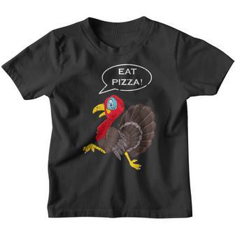 Eat Pizza Vegan Turkey Kid Adult Funny Thanksgiving Men V4 Youth T-shirt - Thegiftio UK