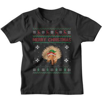 Echidna Lover Women Girls Boys Ugly Christmas Sweater Youth T-shirt - Thegiftio UK