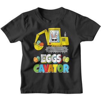 Eggs Cavator Easter Bunny Excavator Funny Boys Kids Toddler Youth T-shirt - Thegiftio UK