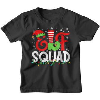 Elf Squad Christmas Matching Family Toddler Boy Girl Funny V8 Youth T-shirt - Thegiftio UK