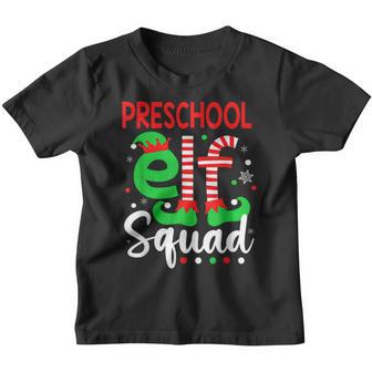 Elf Squad Preschool Teacher Christmas Toddler Boy Xmas Youth T-shirt - Thegiftio UK