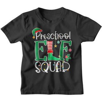 Elf Squad Preschool Teacher Funny Christmas School Xmas 2022 Youth T-shirt - Thegiftio UK