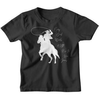 Every Girl Needs A Little Rip In Her Jeans V37 Youth T-shirt - Thegiftio UK