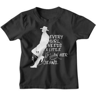 Every Girl Needs A Little Rip In Her Jeans V45 Youth T-shirt - Thegiftio UK