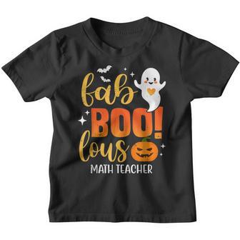 Fab Boo Lous Math Teacher Funny Halloween Costume For Women Youth T-shirt - Thegiftio UK