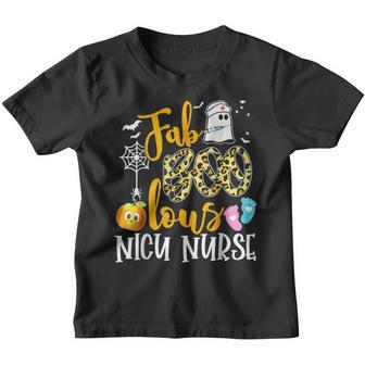 Fab Boo Lous Nicu Nurse Funny Boo Ghost Halloween Youth T-shirt - Thegiftio UK
