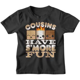 Family Camping For Kids Cousins Have Smore Fun Youth T-shirt | Mazezy
