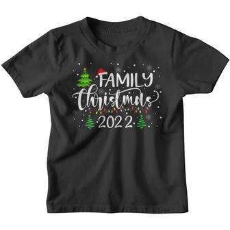 Family Christmas 2022 Men Women Kids Pajamas Party Youth T-shirt - Thegiftio UK