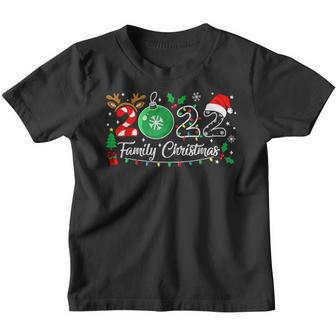 Family Christmas 2022 Merry Xmas Ball Light Garden Reindeer V8 Youth T-shirt - Thegiftio UK