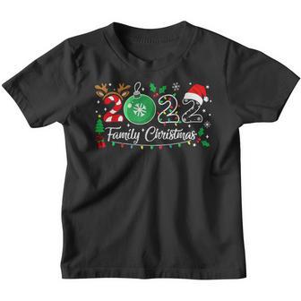 Family Christmas 2022 Merry Xmas Ball Light Garden Reindeer V9 Youth T-shirt - Thegiftio UK