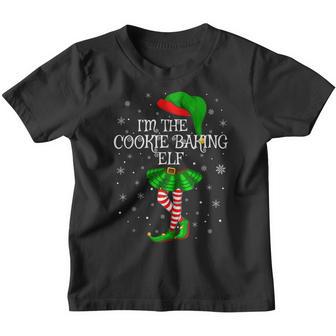 Family Matching Women Girls The Cookie Baking Elf Christmas Youth T-shirt - Thegiftio UK