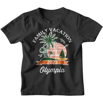 Family Vacation 2023 Family Matching Olympia Youth T-shirt - Thegiftio UK