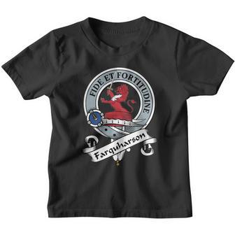 Farquharson Clan Badge Scottish Clan Badges Youth T-shirt - Thegiftio UK