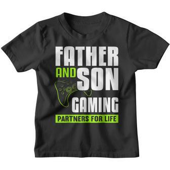 Father And Son Gaming Partners For Life Video Game Matching Youth T-shirt - Thegiftio UK
