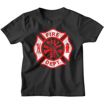 Fire Department Uniform Official Firefighter Gear Youth T-shirt - Thegiftio UK