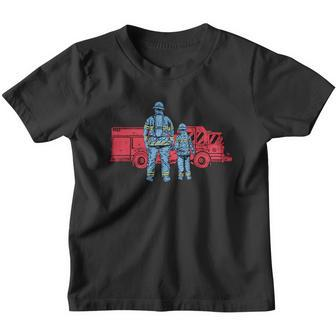 Firefighter Father And Son Youth T-shirt - Monsterry AU