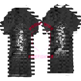 Firefighter Wildland Fireman Volunteer Firefighter Wife Fire Department Youth T-shirt - Thegiftio UK
