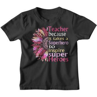 First Day School Superhero Inspire Super Heros Teacher Women Youth T-shirt - Thegiftio UK