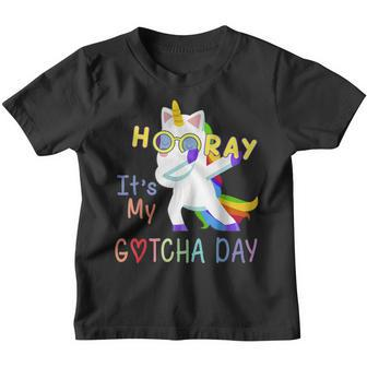 Foster Child Adoption Gifts Hooray Its My Gotcha Day Kids  Youth T-shirt