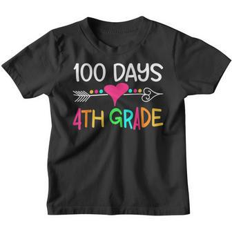 Fourth Grade Squad Teacher Student Team 100Th Day Of School Youth T-shirt - Thegiftio UK