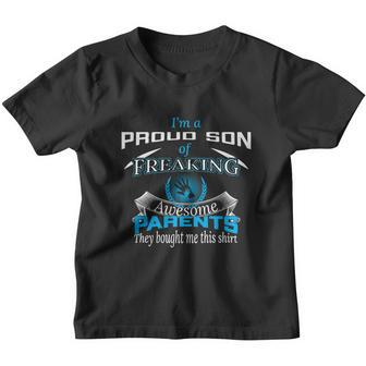 Freaking Awesome Parents Quote Youth T-shirt - Monsterry UK