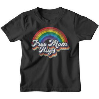 Free Mom Hugs Rainbow Heart Lgbt Pride Month V10 Youth T-shirt - Thegiftio UK