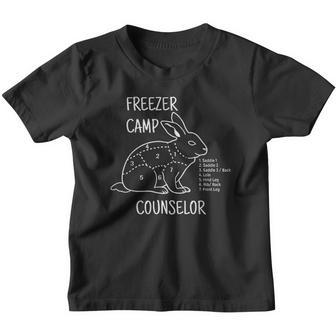 Freezer Camp Rabbit Meat Funny Homestead And Hunter V2 Youth T-shirt - Thegiftio UK