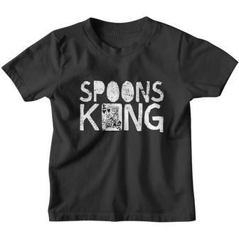 Fun Family Card Game Shirt Spoons King Youth T-shirt - Thegiftio UK