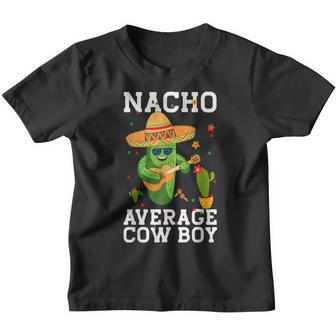 Fun Hilarious Nacho Average Cow Boy | Funny Cow Boy Memes Youth T-shirt - Thegiftio UK