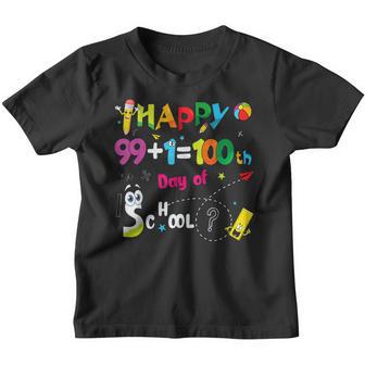 Funny 100 Days Of School Teacher Or Kids - Happy 100Th Day Youth T-shirt - Thegiftio UK