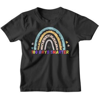 Funny 100 Days Smarter Happy 100Th Day Of School V3 Youth T-shirt - Thegiftio UK
