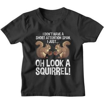 Funny Adhd Squirrel Design For Men Women Chipmunk Pet Lovers V2 Youth T-shirt - Monsterry UK