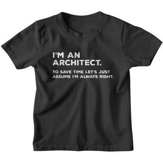 Funny Architect For Architects Youth T-shirt - Monsterry UK