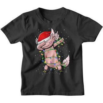 Funny Axolotl Dabbing Christmas Gifts For Boys Girls Kids Youth T-shirt - Thegiftio UK