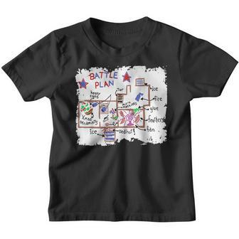 Funny Battle Plan Christmas Home Kids Hand Dawn Alone Xmas Youth T-shirt - Thegiftio UK