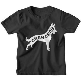 Funny Belgian Malinois Cray Cray Dog Youth T-shirt - Monsterry UK