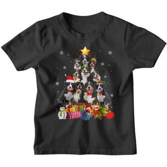 Funny Bernese Mountain Christmas Tree Gifts Xmas Youth T-shirt - Thegiftio UK