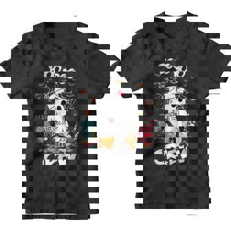 Funny Boo Boo Crew Ghost Nurse Retro Halloween 2021 Nursing Youth T-shirt - Thegiftio