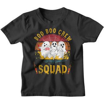 Funny Boo Boo Crew Squad Nurse Halloween Nurses Rn Ghost Youth T-shirt - Thegiftio UK