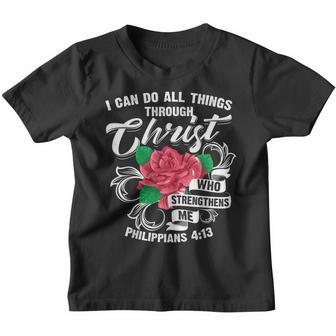 Funny Christian Philippians 413 Gift For Kids Men And Women Youth T-shirt - Thegiftio UK