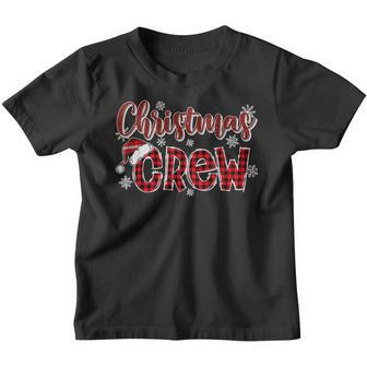 Funny Christmas Crew Red Plaid Cute Xmas Men Women Kids V2 Youth T-shirt - Thegiftio UK
