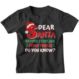 Funny Christmas Kids Adults Santa I Can Explain V4 Youth T-shirt - Thegiftio UK