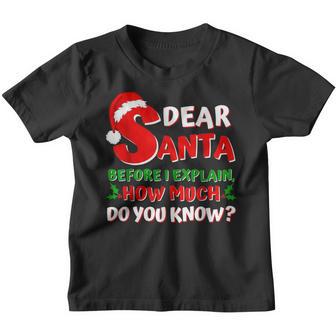 Funny Christmas Kids Adults Santa I Can Explain V5 Youth T-shirt - Thegiftio UK