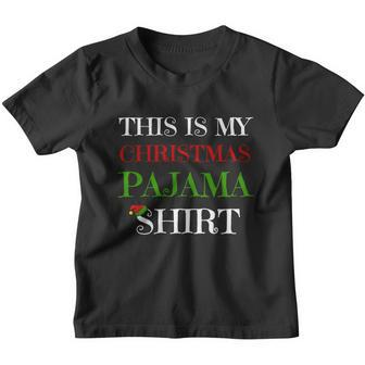 Funny Christmas Pajama Gift V2 Youth T-shirt - Monsterry UK