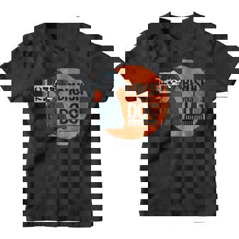 Funny Dog Groomer Brush Your Dog Grooming Reaper Halloween Youth T-shirt - Thegiftio UK