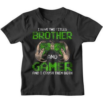 Funny Gamer Vintage Video Games Gift For Boys Brother Son Youth T-shirt | Mazezy