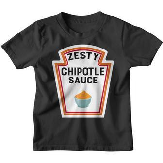 Funny Group Halloween Costume Chipotle Sauce Group Condiment Youth T-shirt - Thegiftio UK