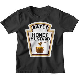 Funny Group Halloween Costume Honey Mustard Group Condiment Youth T-shirt - Thegiftio UK